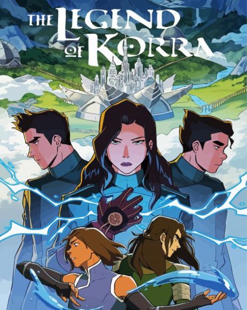 The Legend Of Korra Animation Paint By Numbers