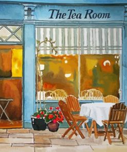 The Tea Room Art Paint By Number