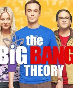 The Big Bang Theory Characters Paint By Numbers