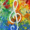 Treble Clef Art Paint By Numbers