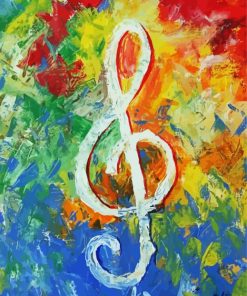 Treble Clef Art Paint By Numbers