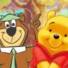 Winnie The Pooh And Yogi Paint By Numbers
