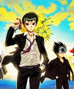 Yuyu Hakusho Manga Anime Characters Paint By Numbers