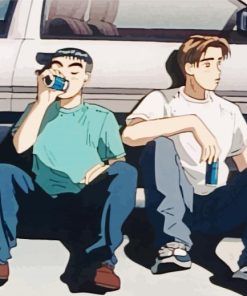 Anime Initial D Characters Paint By Numbers