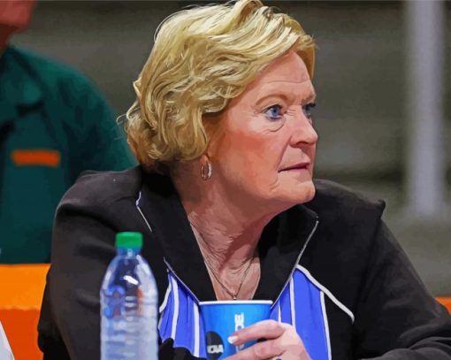 Baseball Coach Pat Summit Paint By Numbers