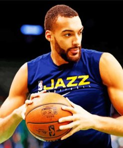 Handscome Rudy Gobert Paint By Numbers