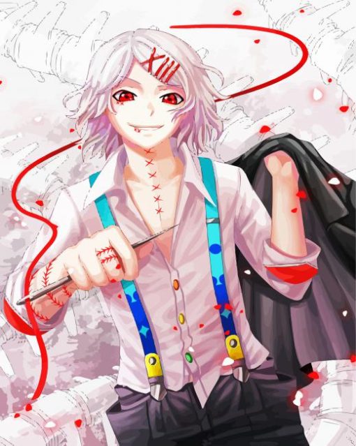 Juzoo Suzuya Anime Character Art Paint By Numbers