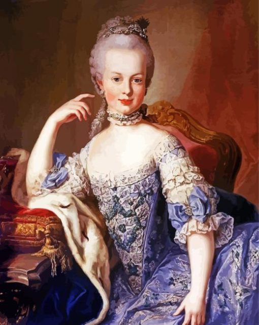 Marie Antoinette Portrait Paint By Numbers