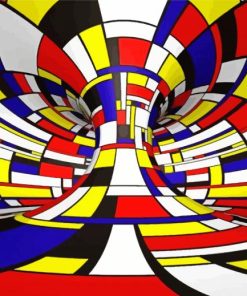 Mondrian Abstract Art Paint By Numbers