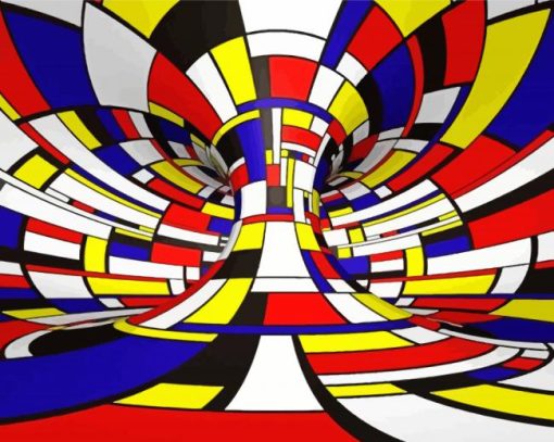 Mondrian Abstract Art Paint By Numbers