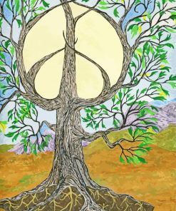 Peace Tree Paint By Numbers