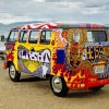 Peace VW Van Seaside Paint By Numbers