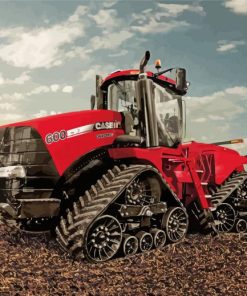 Red Case IH Engine Paint By Numbers