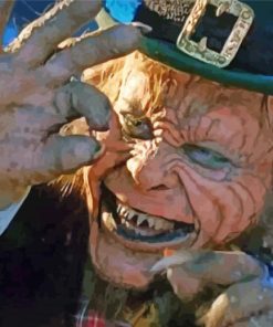 Scary Leprechaun Paint By Numbers