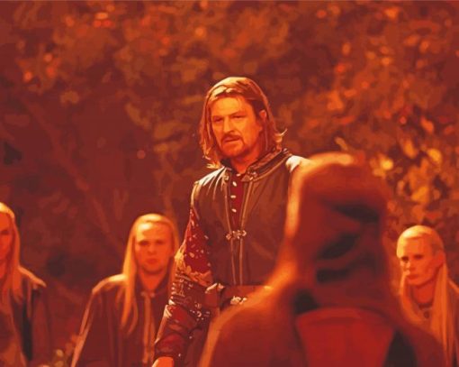 The Lord Of The Rings Boromir Paint By Numbers