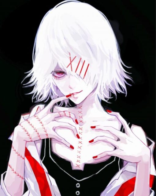 Tokyo Ghoul Manga Anime Character Paint By Numbers