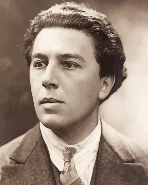 intage Portrait Andre Breton Paint By Numbers