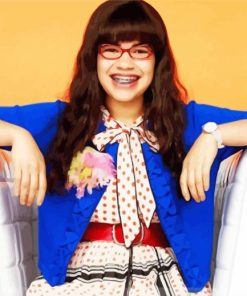 America Derrera Ugly Betty Character Paint By Numbers