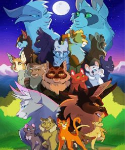 Animation Warrior Cats Paint By Numbers