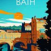 Bath City Poster England Paint By Numbers