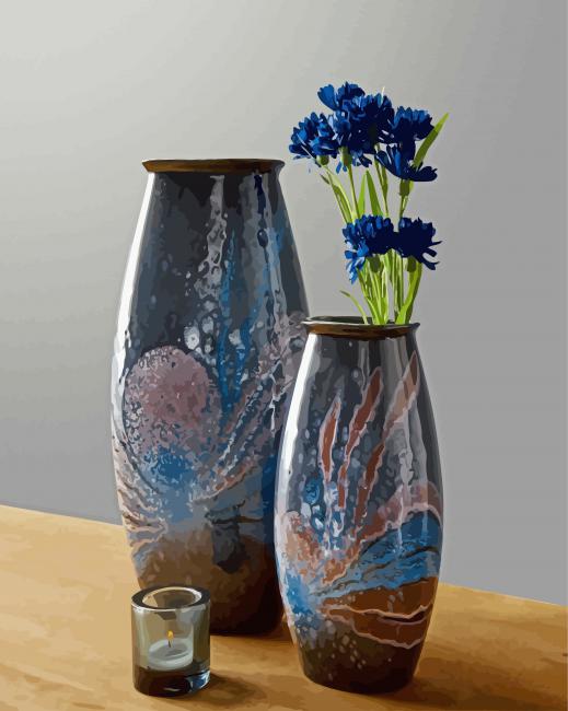 Ceramic Vases Paint By Numbers