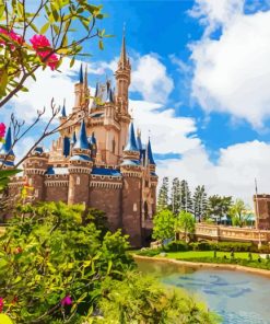Cindrella Castle Tokyo Disney Resort Paint By Numbers