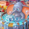 Disney Elephant Bathing Paint By Numbers