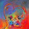 Disney Valentines Day Art Paint By Numbers