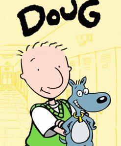 Doug Cartoon Poster Paint By Numbers