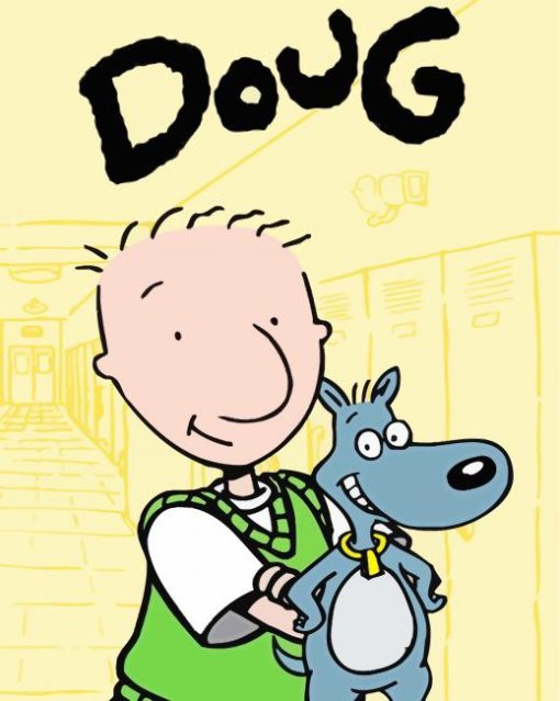 Doug Cartoon Poster Paint By Numbers