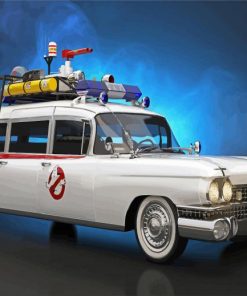 Ecto 1 Ghostbusters Paint By Numbers