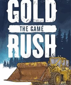 Gold Rush Video Game Paint By Numbers