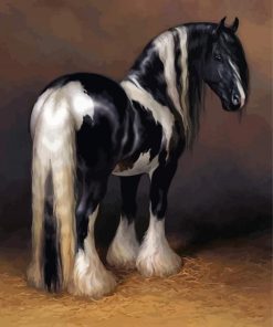 Gypsy Vanner Horse Paint By Numbers