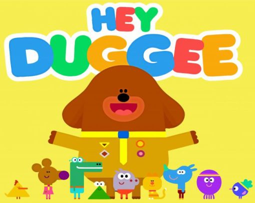 Hey Duggee Paint By Numbers