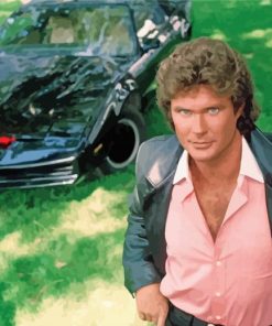 Knight Rider Character Paint By Numbers
