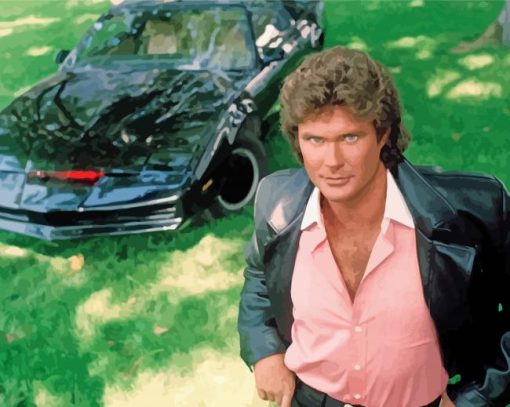 Knight Rider Character Paint By Numbers