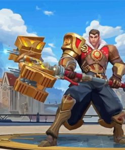 League Of Legends Jayce Paint By Numbers