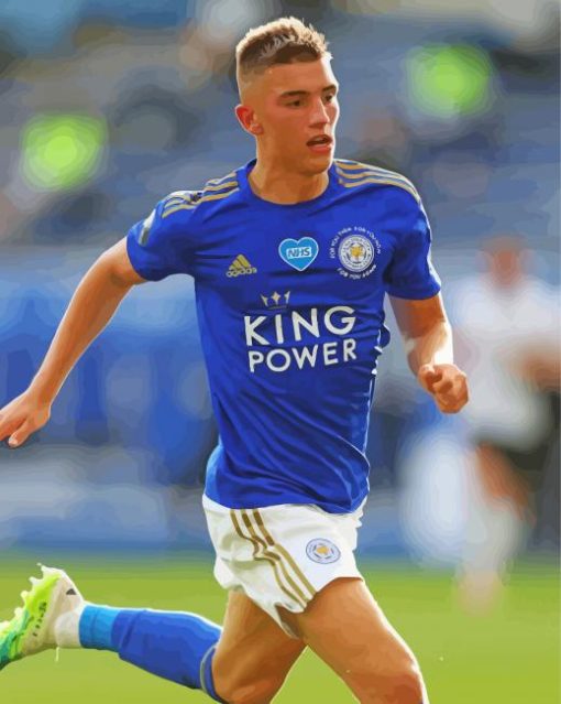 Leicester City Team Player Luke Thomas Paint By Numbers
