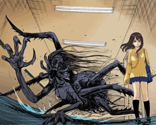 Mieruko Chan Manga Horror Anime Paint By Numbers