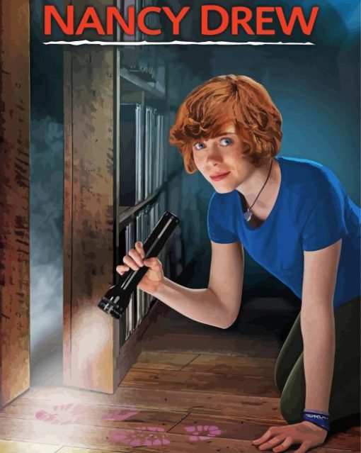 Nancy Drew And The Hidden Staircase Poster Paint By Numbers