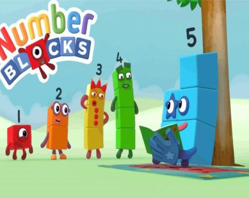 Numberblocks Poster Paint By Numbers