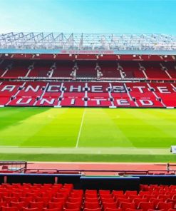 Old Trafford Manchester City Stadium Paint By Numbers