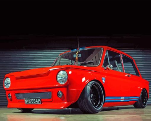 Red Hillman Imp Paint By Numbers