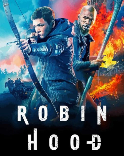 Robin Hood Movie Poster Paint By Numbers