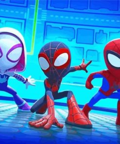 Spidey And His Amazing Friends Disney Characters Paint By Numbers