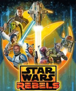 Star Wars Rebels Poster Paint By Numbers
