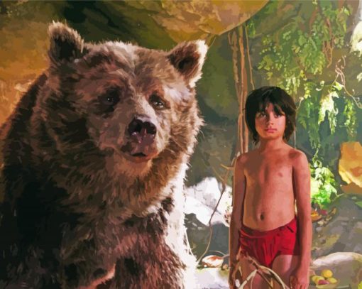 The Jungle Book Paint By Numbers