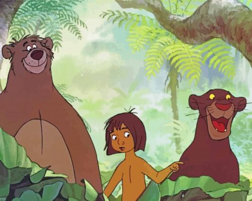 The Jungle Book Paint By Numbers
