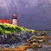 West Quoddy Head Light Art Paint By Numbers