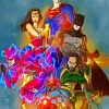 Aesthetic The Justice League Paint By Numbers